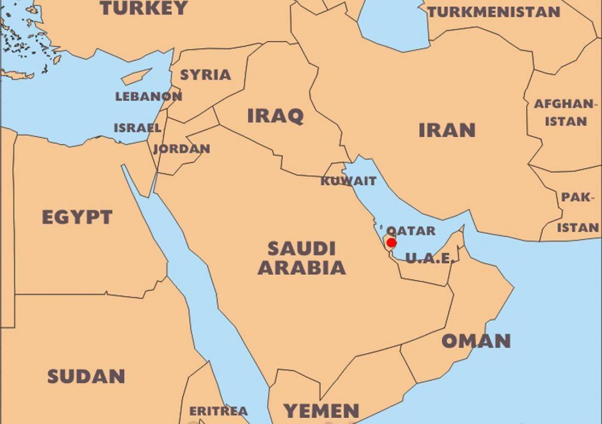 katar térkép Katar térkép világ hely   Világ térkép katar elhelyezkedés a  katar térkép