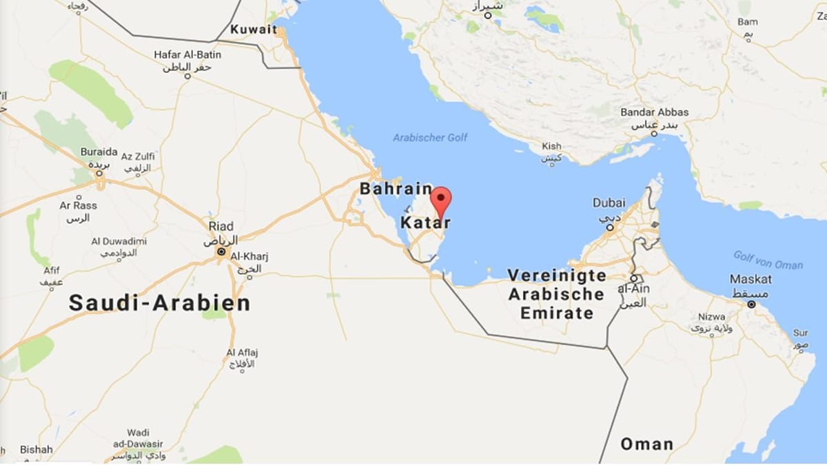 térkép doha katar a világ térkép