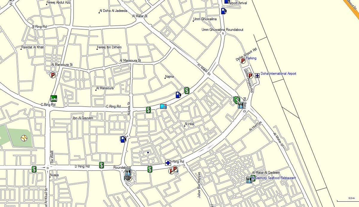 Térkép doha katar repülőtér