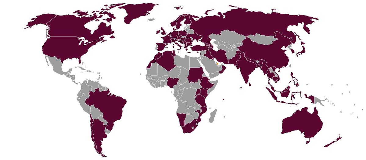 qatar airlines úti térkép