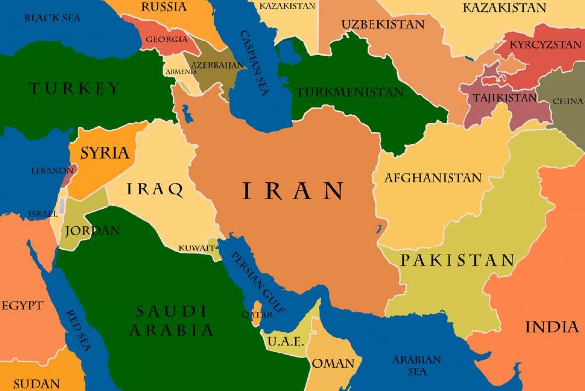 térkép doha katar közel-kelet