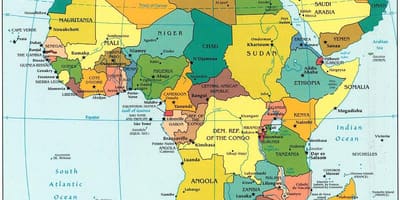Térkép afrika katar 