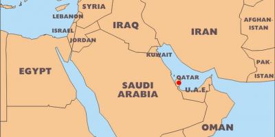 katar térkép Katar Map A Terkepeket Katar Nyugat Azsia Asia katar térkép